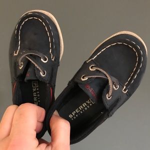 Sperry Toddler Boy Navy Blue Shoes size 6